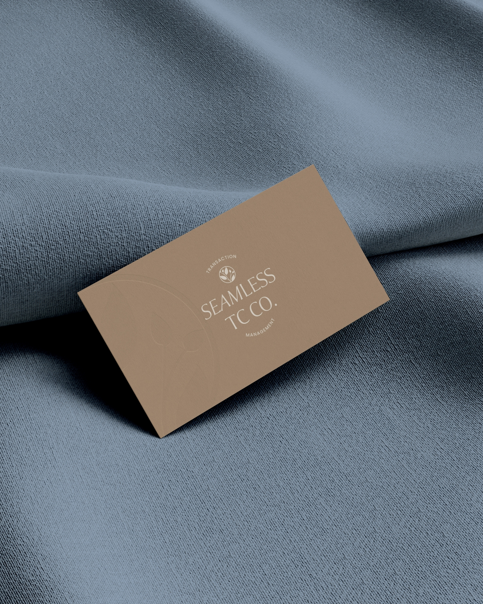 Modern logo on a business card.