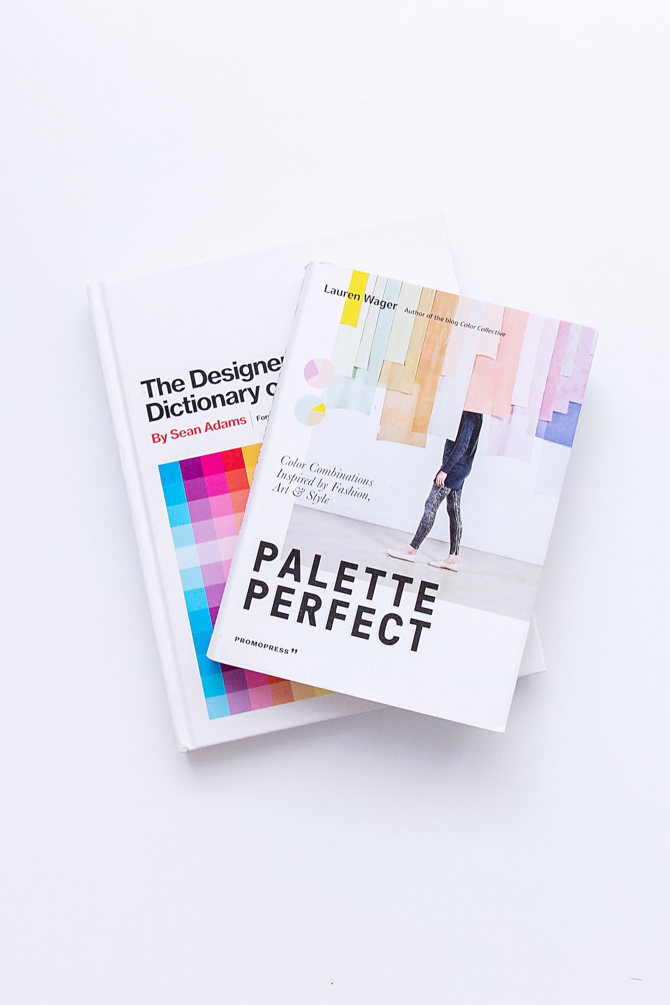 Closed copy of Palette Perfection resting on a desk.